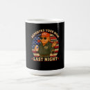 Search for last night mugs Make america great