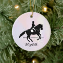 Search for horse silhouette christmas tree decorations Horse and rider