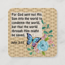 Search for salvation business cards Gospel