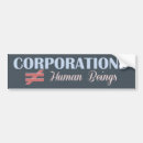 Search for corporation bumper stickers Politics
