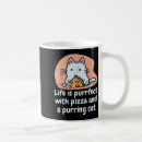 Search for funny pizza mugs Kitten