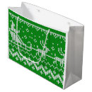 Search for winter scene gift bags Reindeer