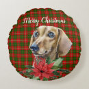 Search for dachshund christmas cushions Plaid