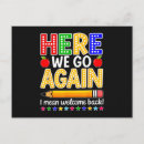 Search for welcome back postcards Funny