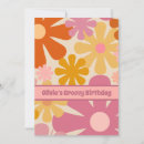 Search for 1960s birthday invitations Floral