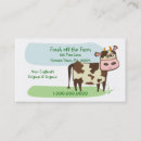 Search for eating business cards Cow