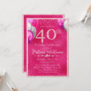 Search for pink balloon invitations Glitter