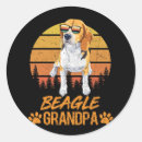 Search for beagle dad stickers Papa