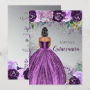 Search for purple quince invitations Glitter