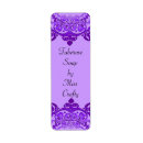 Search for gothic return address labels Purple