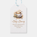 Search for coffee gift tags Baby shower