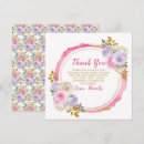 Search for purple flowers thank you cards Pink and purple