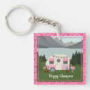 Search for happy camper key rings Retro