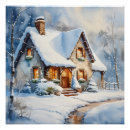 Search for blue window art Cottage