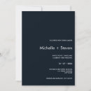 Search for dark blue wedding invitations Minimal