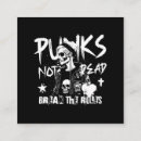 Search for punk business cards Music