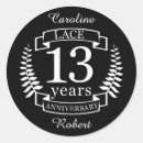 Search for lace round stickers Anniversary