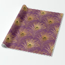 Search for purple glitter wrapping paper Peacock
