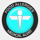 Search for allergy alert stickers Food
