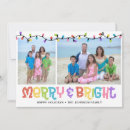 Search for rainbow seasonal cards Merry and bright