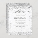Search for winter wonderland wedding programmes Silver