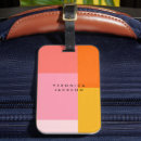 Search for yellow luggage tags Bright colours