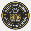 Search for high school class reunion stickers Diploma
