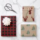 Search for deer christmas wrapping paper Pine tree