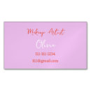 Search for magnetic business cards Pink