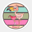Search for funny flamingo stickers Birds
