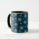 Search for elegant snowflakes mugs Festive