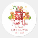 Search for gingerbread baby shower stickers Winter