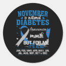 Search for diabetes month stickers Awareness