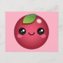 Search for kawaii fruit postcards Pink