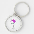 Search for flower of lily key rings Pink