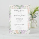 Search for lilac and peach invitations Lavender