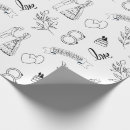 Search for bride and groom wrapping paper Beautiful