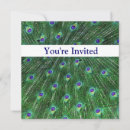 Search for peacock anniversary invitations Feather