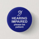 Search for round badges Hearing loss