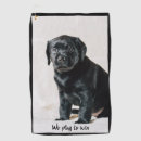 Search for dog golf towels Black and white