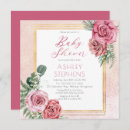 Search for gold frame baby shower invitations For her