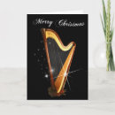 Search for harp christmas cards Xmas