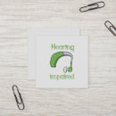 Search for deaf business cards Hard of hearing