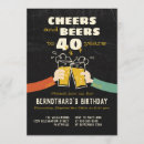 Search for retro beer invitations Cheers to 40 years