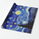 Search for van gogh wrapping paper Moon