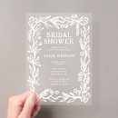 Search for botanical bridal shower invitations Garden