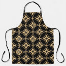 Search for black and white damask aprons Floral