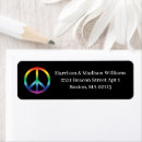 Search for anti return address labels Peace symbol