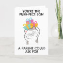 Search for funny sons birthday cards For a son