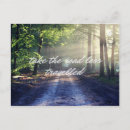 Search for less postcards Road